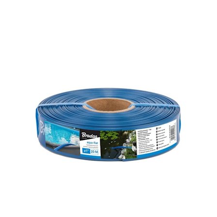 Flatslange AQUA - FLAT PE / EVA i sett med slangeklemme WP1 - 2"- 50m