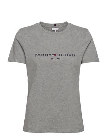 Heritage Hilfiger C-Nk Reg Tee T-shirt Top Grå Tommy Hilfiger