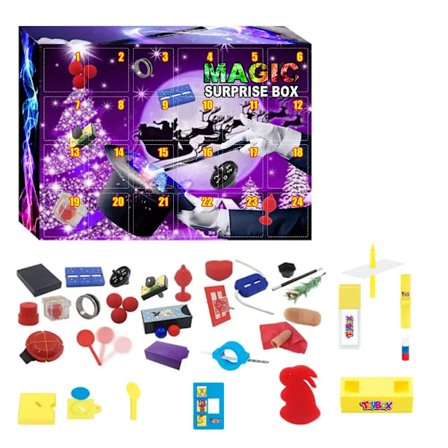 Advent kalender jul docka figur samling present box bästa present till barn jul