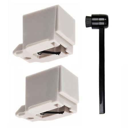 ATN3600L Diamant Platespiller Nåler Erstatning med Stylus Rengjøringsbørste, for Audio-Technica AT