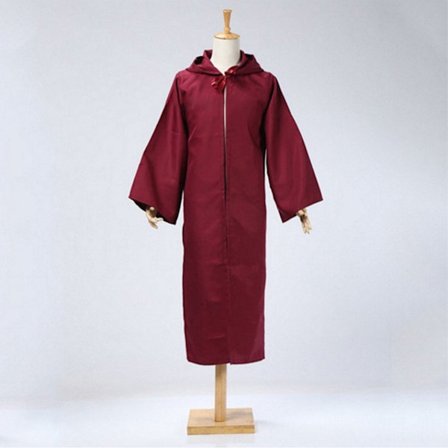 Voksen Halloween Kostume Hætteklædt Kappe Rollespilskappe Hættejakke Rød