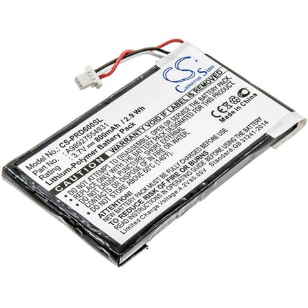 Batteri for e-bok, e-leser for Sony PRS-600, PRS-600/RC, PRS-600/BC