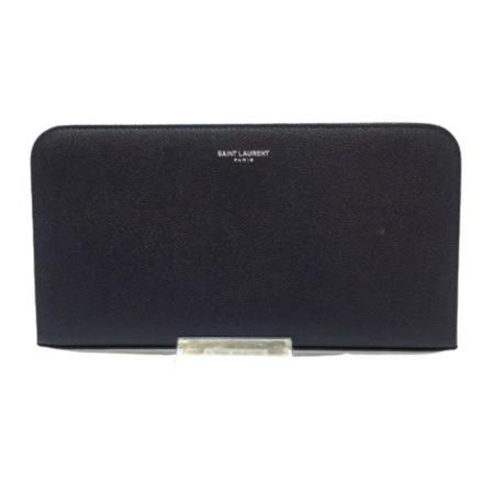 Saint Laurent Vintage, Pre-owned Leather wallets Blauw, Dames, Maat:ONE Size