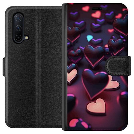 Yhteensopiva Lompakkokotelo OnePlus OnePlus Nord CE 5G KeskiyönSydämet
