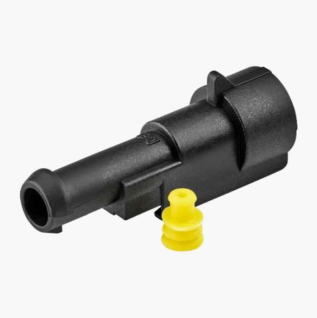 Biltema - Stiftkontakhus 1 stift 10 stk.