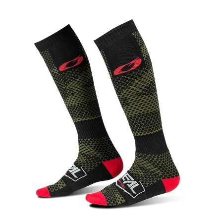 Skarpety O'Neal Pro MX Corp Czarny/Zielony Jeden rozmiar