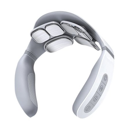 Cervical Massasjeapparat Fjernkontroll Seks Arm Elektrisk Puls Skuldersmertelindring Avslappende Cervical Massasjeapparat med Fjernkontroll~03765