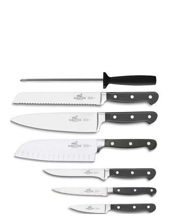 Lion Sabatier Knife Set Pluton 7-Pack - Silver - ONE SIZE