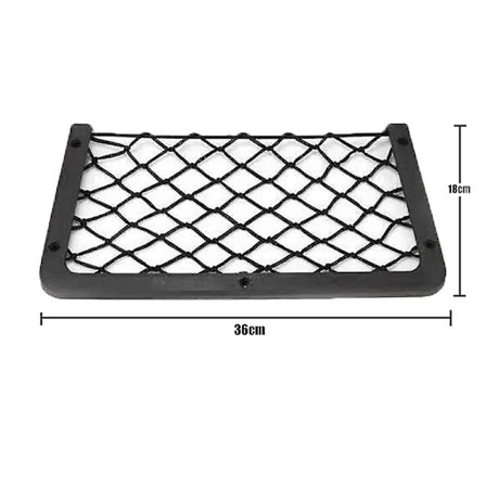 Elastiskt nät för bil, förvaringsficka, lastnät, ryggstödsorganisatör, bil, husvagn, båt, camping, biltillbehör| |