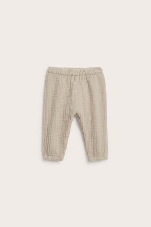 Kappahl | Byxor i muslin Beige 68 | Beige