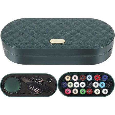 Sykit DIY Bærbart Sytilbehør Organizer Box med Sytilbehør Tøj Reparationssæt til Hjem Rejser