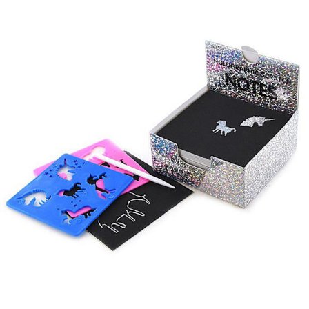 100-Pack - Skrappapper med Mallar - Holografiska