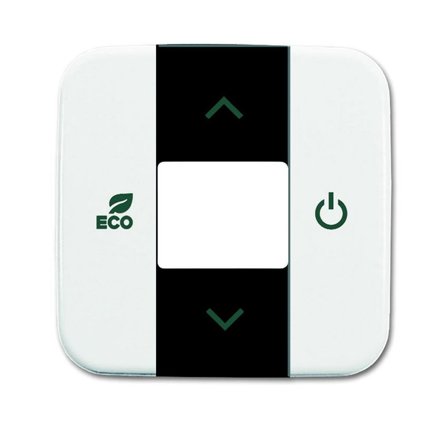 ABB Jussi 6220-0-0211 Centrumplatta vit, Strömbrytare & vägguttag