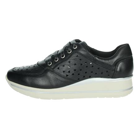 Cinzia Soft Sneakers Bassa , Zwart , Dames , Maat: 39 EU