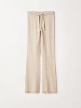 Soft Goat - Flared Pants - Kinder-Kaschmirhose - 134/140 - Beige
