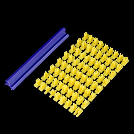 Alfabet Bokstav Tall Cookie Press Stempel Prege ter Fondant