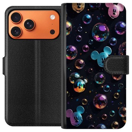 Kompatibel Tegnebogsetui til Apple Apple iPhone 17 Pro Max Mickey Mouse Disney Bobler Design Sjovt Motiv Populær Disneyfigur Tegneserie Børneklassi