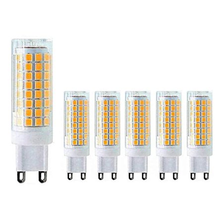 6 kpl LED-lamppua G9 Bi-Pin 10W AC220V E14 102 LED-spotit
