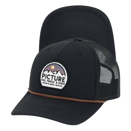 Picture Organic Clothing Kuldo Trucker Unisex caps Black OneSize