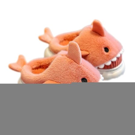 Børnesko Haj Slippers Bløde Varme Slippers Slip On Fluffy Sko Til Vinter