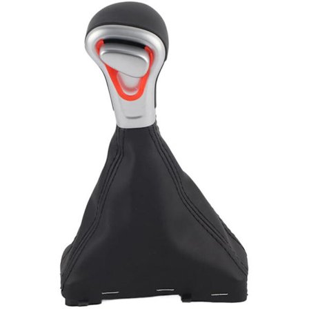 Svart Läder Växelspaksdamask för Audi A5 A4L Q5 B8 B8PA