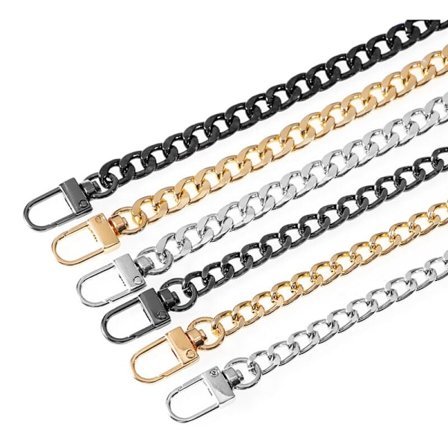 120 cm Metalliketjulaukun hihnat käsilaukuille, DIY-askartelutarvikkeet