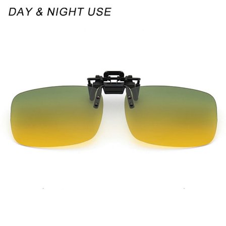 Clip-on solbriller polariserte DAG- OG NATTBRUK DAG- OG NATTBRUK