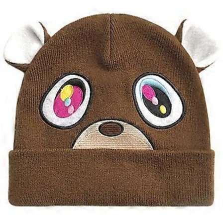 Mænd Kvinder Kanye West College Dropout Graduation Bjørn Beanie Hat Strikket Hat