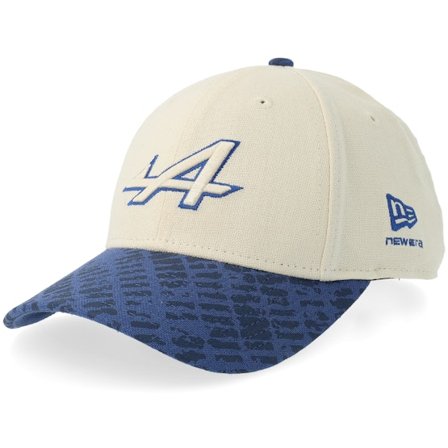 New Era - Motor Beige adjustable Keps - Alpine F1 26 Heritage Linen 9FORTY M-crown Stone/Navy Adjustable @ Hatstore