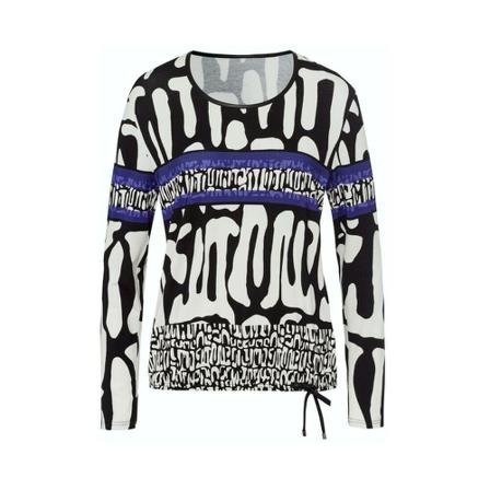 Frank Walder Long sleeve top , Zwart , Dames , Maat: M