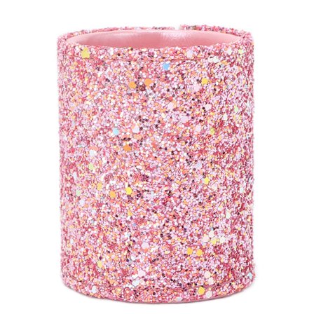 Enkel Kosmetisk Borste Behållare Organizer Resa Portabel Sminkförvaringslåda Hållare (Rosa)