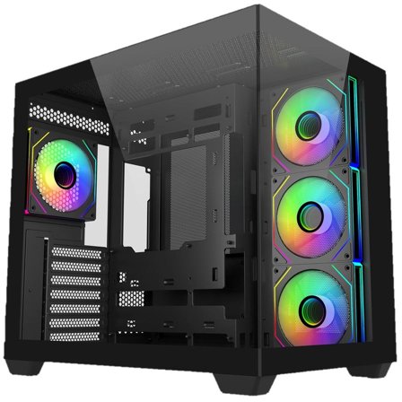 Cooler Master Elite 681 Mid Tower (sort) ATX/Micro-ATX/ITX, herdet glass