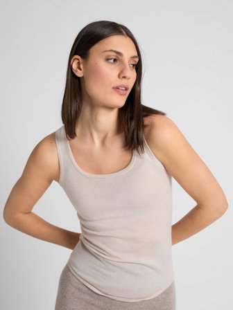 Kashmina - Kashmirtrøye "Skin" - nude - Size L