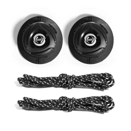 Automatisk Spænde Snor Ingen Knyttede Sko Snørebånd SORT HVID DOTS SORT