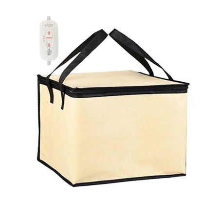 Taikanan kohotuslaatikko leivän kohotuslaite lämpötilan ajastimella alumiinifolioeristys suuri kapasiteetti leivän fermentointilaatikko leivälle [DB]