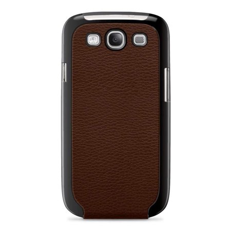 Belkin Snap Folio - Eske for mobiltelefon - brun - for Samsung Galaxy S III
