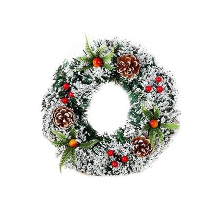 20cm/30cm/40cm Tekojouluseppele Joulukranssi Etuoven Hääseremoniaan