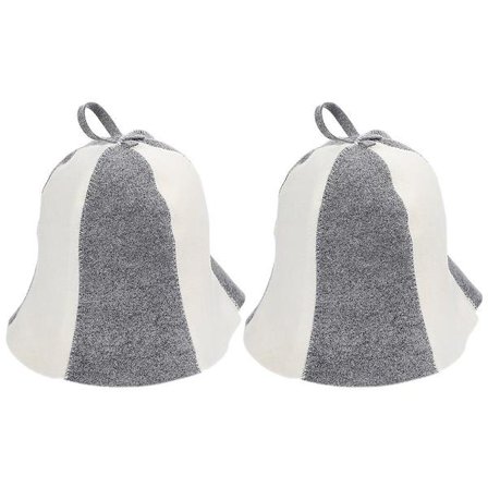 2 stk Filt Sauna Huer Tykke Sauna Huer Vandabsorberende Sauna Huer Komfortable Sauna Kasketter