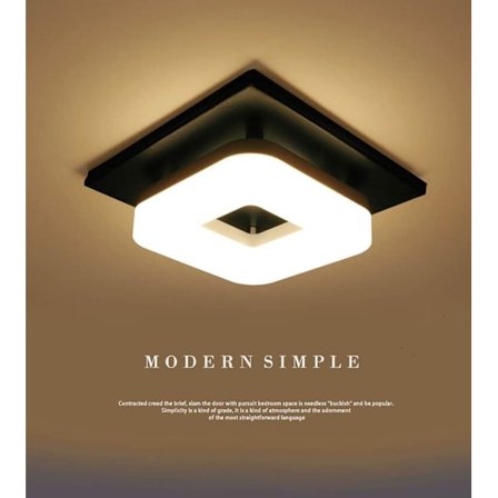 12W led taklampa, enkel installation modern svart fyrkantig ytmonterad ljuslampa för badrum matsal