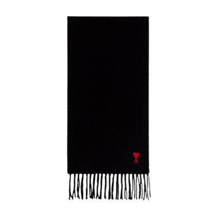 Ami Paris, Winter Scarves Zwart, Dames, Maat:ONE Size,wol