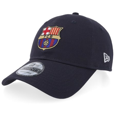 New Era - Barcelona Core 9TWENTY Navy Dad Cap Blue Cap - Football @ Hatstore