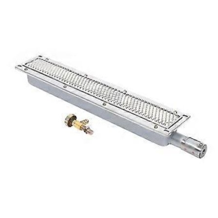 Sidobrännare för grill, 41 cm gasugn med infraröd