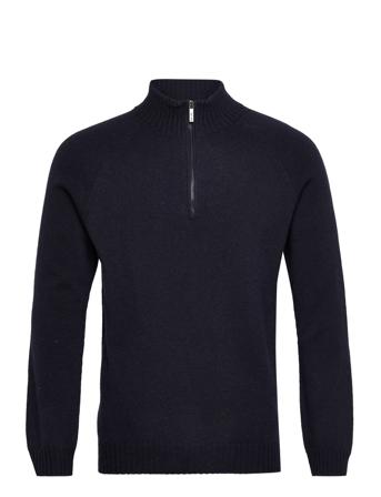 5548 - Ibro Knitwear Half Zip Pullover Navy SAND