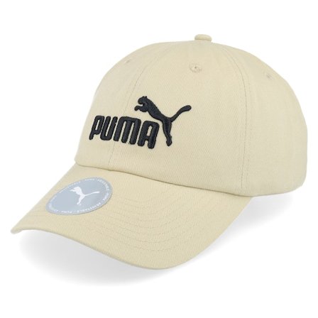 Puma - Beige unconstructed Casquette - Essential No.1 Toasted Almond Dad Cap @ Hatstore