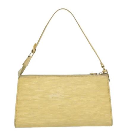 Louis Vuitton Vintage, Pre-owned Leather pouches Beige, Dames, Maat:ONE Size