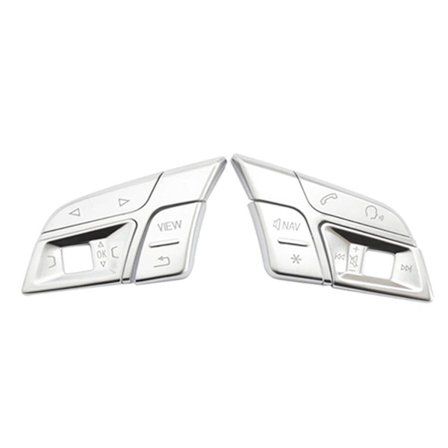 Dekorativa klistermärken för knappar på bilens ratt för Q3 Q5 A1 A3 8V A4 B9 B8 A5 A7 2018 hög version