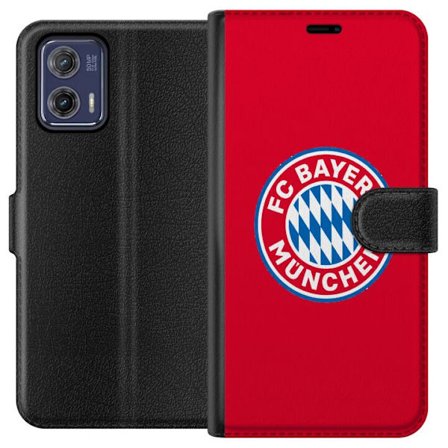 Yhteensopiva Lompakkokotelo Motorola Moto G73 Bayern röd logo