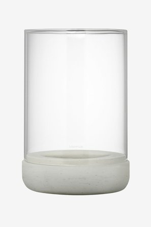 Blomus - Lyslygte Calma Large 22,5 cm - Grå - Lysestager & lanterner - Fra Homeroom