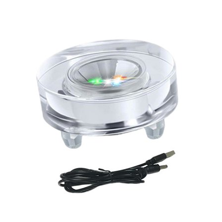 Led Lys Base Multifunktionel Usb Stativ Til Akryl Statuer Kop Vase Stativ Stil E