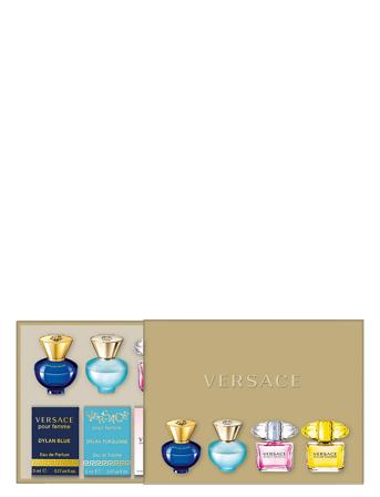 4 X Minature Women Parfume Sæt Nude Versace Fragrance